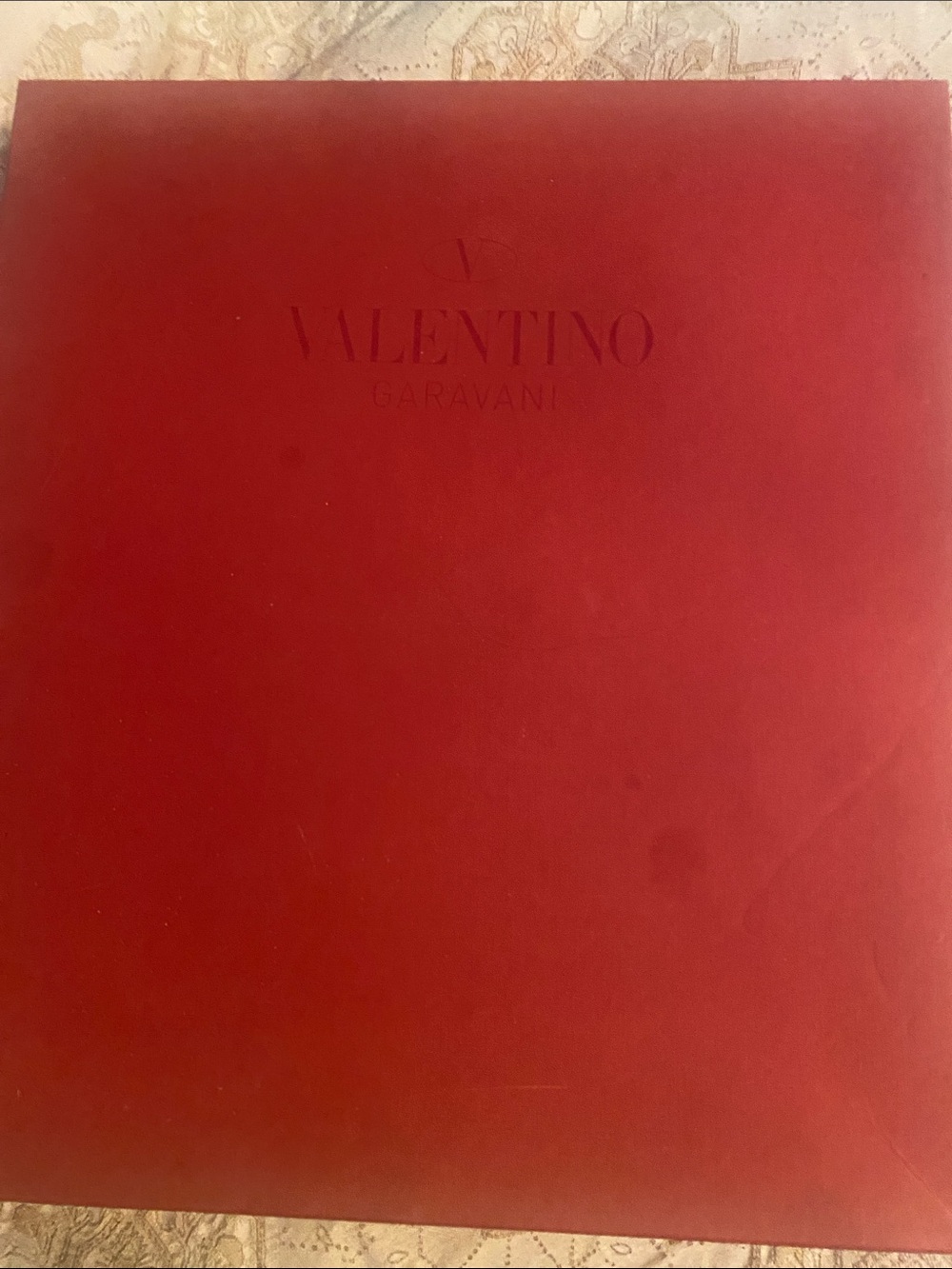 Valentino Red Logo Shoe Box for Women's Boots